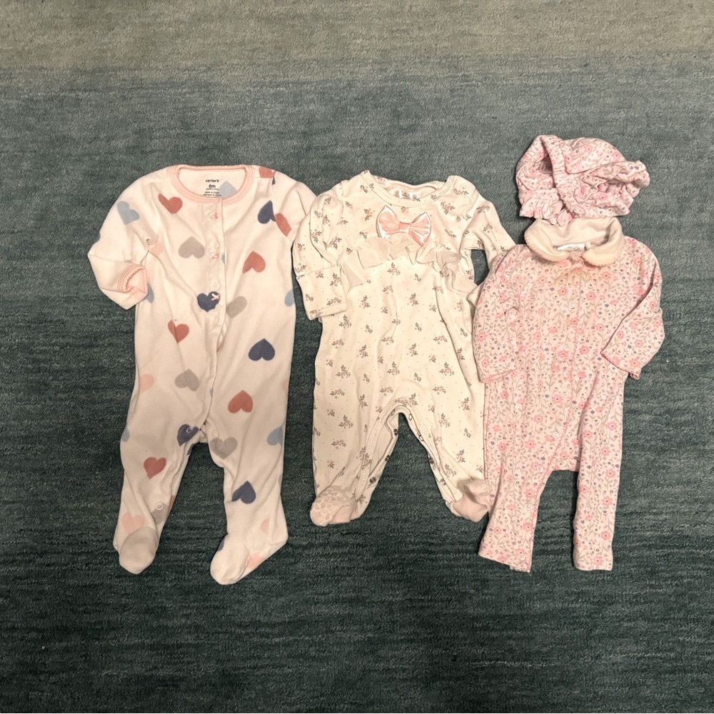6 month Pajama Bundle Set of 3